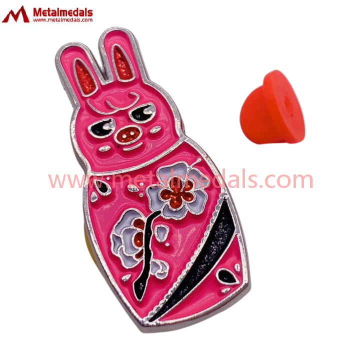 Custom Pink Lapel pins  Badges